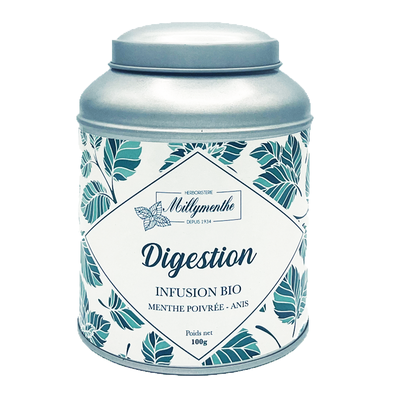 Millymenthe Tisane Digestion BIO - Boîte de luxe