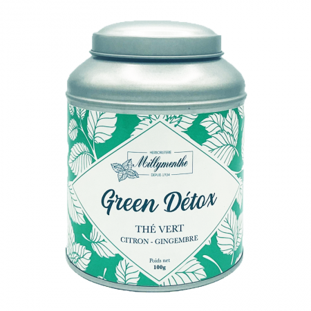 Millymenthe Thé Vert Green Detox - Boîte de luxe