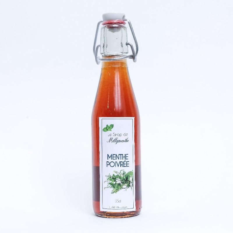 Sirop de menthe poivrée de Milly-la-Forêt - 25cl